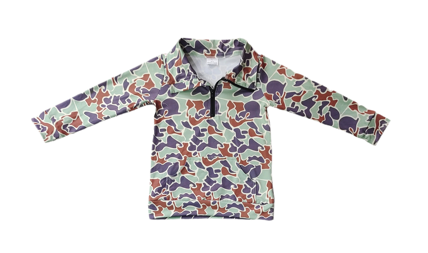 camo pullover