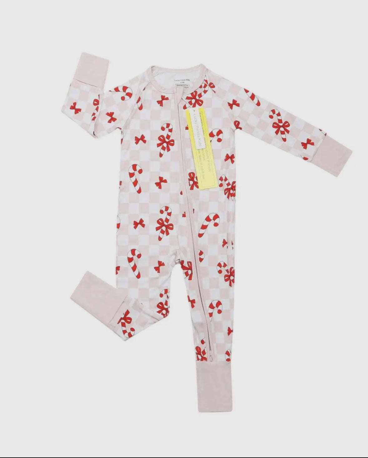 Bows & Candy Cane Zippy