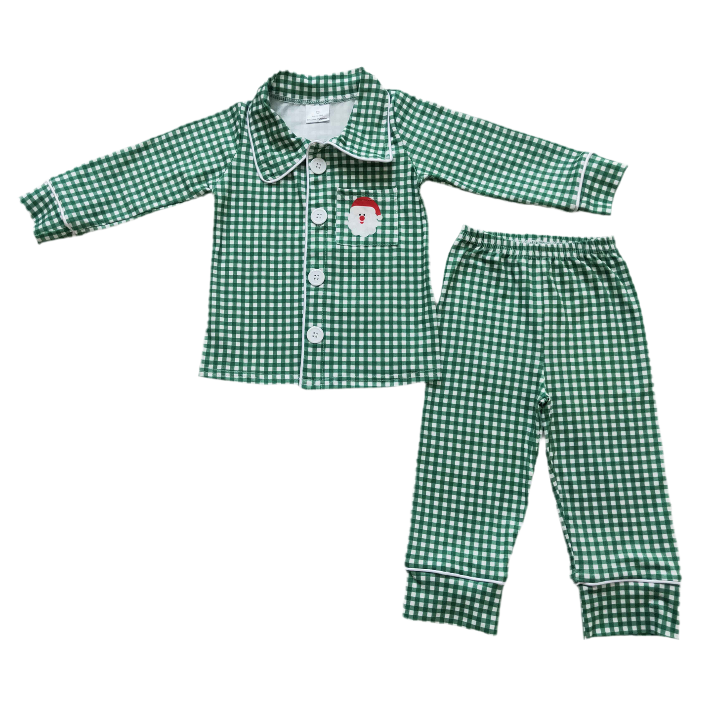 Santa Green PJs