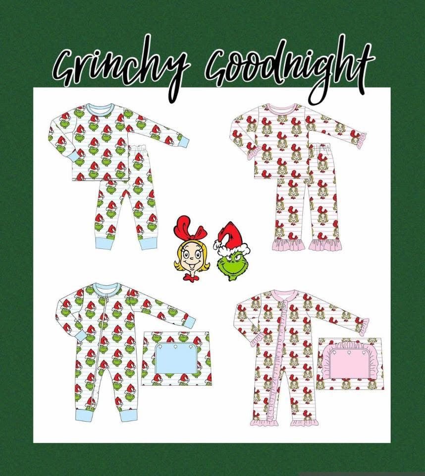 Grinchy Goodnight Girl One Piece