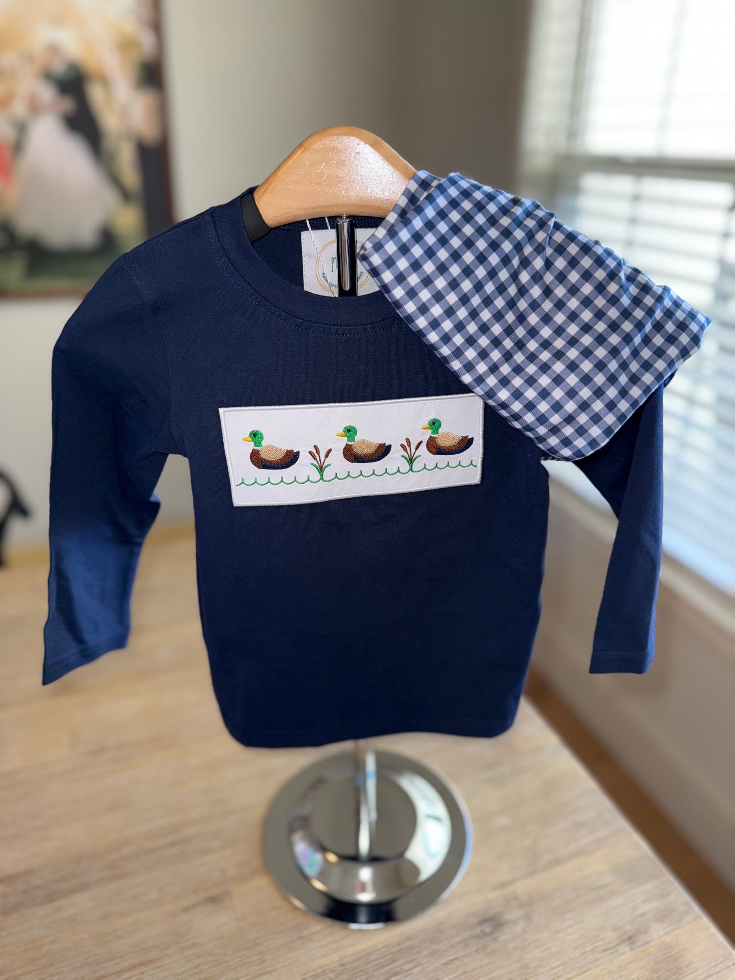 Mallard Duck Gingham Set