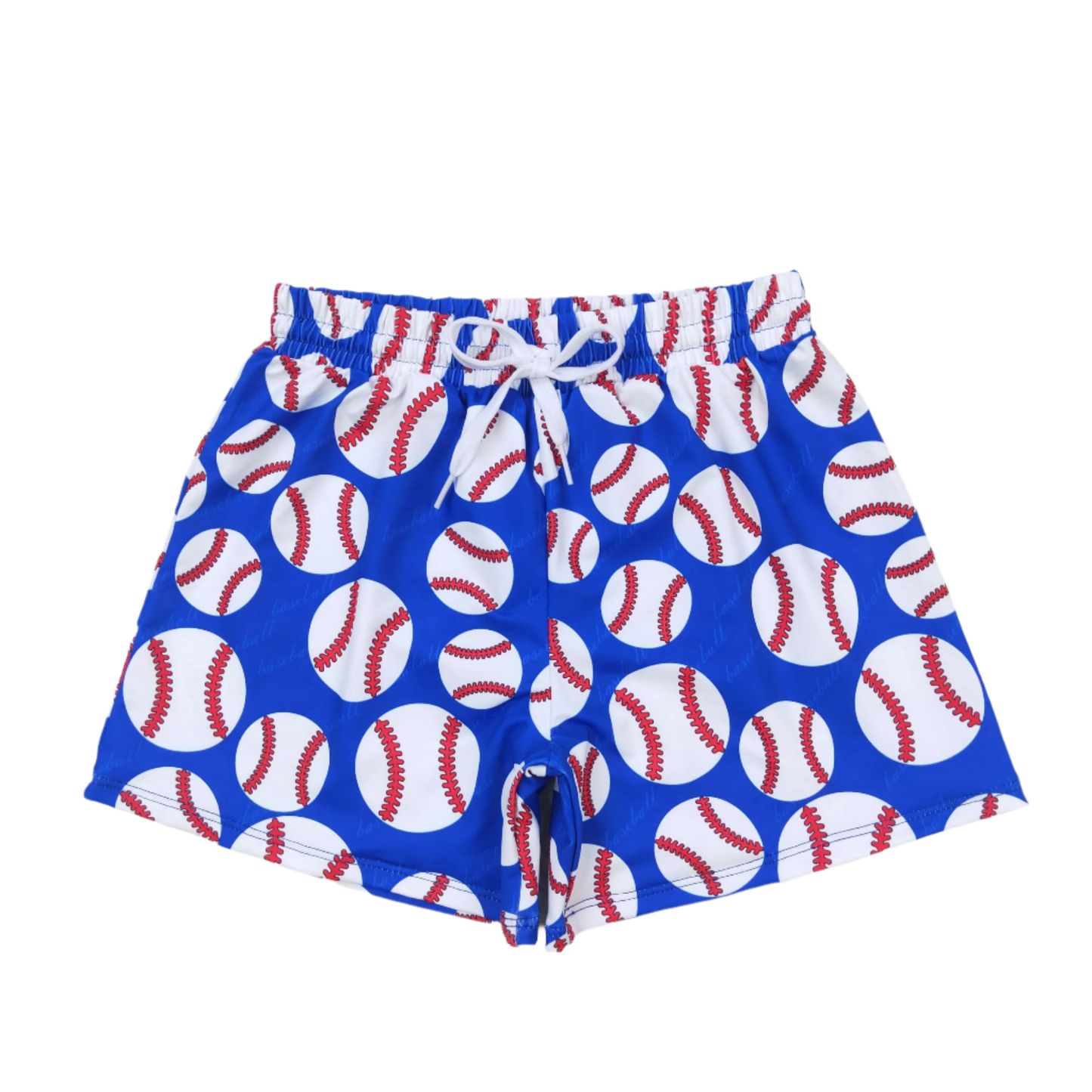 Baseball Swim Trunks