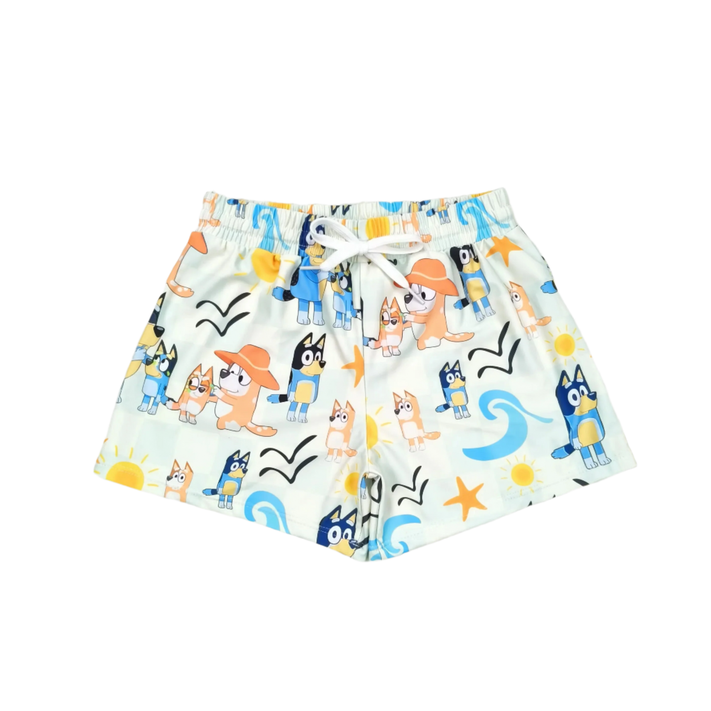 Blue Heeler Swim Trunks