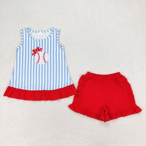 Baseball Bows Set