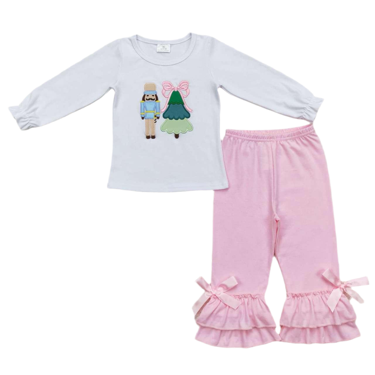 Christmas Tree Nutcracker Long Sleeve Set