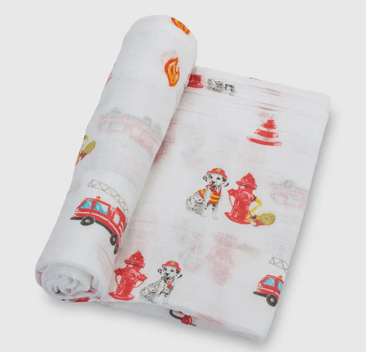 LB Fireman Swaddle Blanket