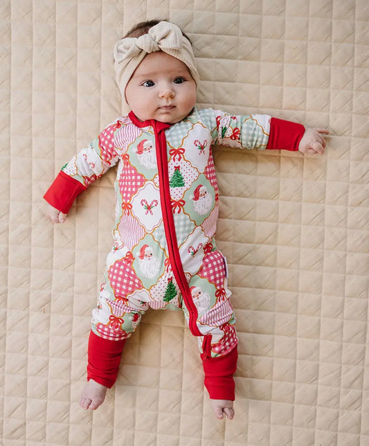 Christmas Patchwork Zippy
