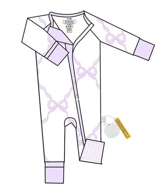 Purple Bow Zippy