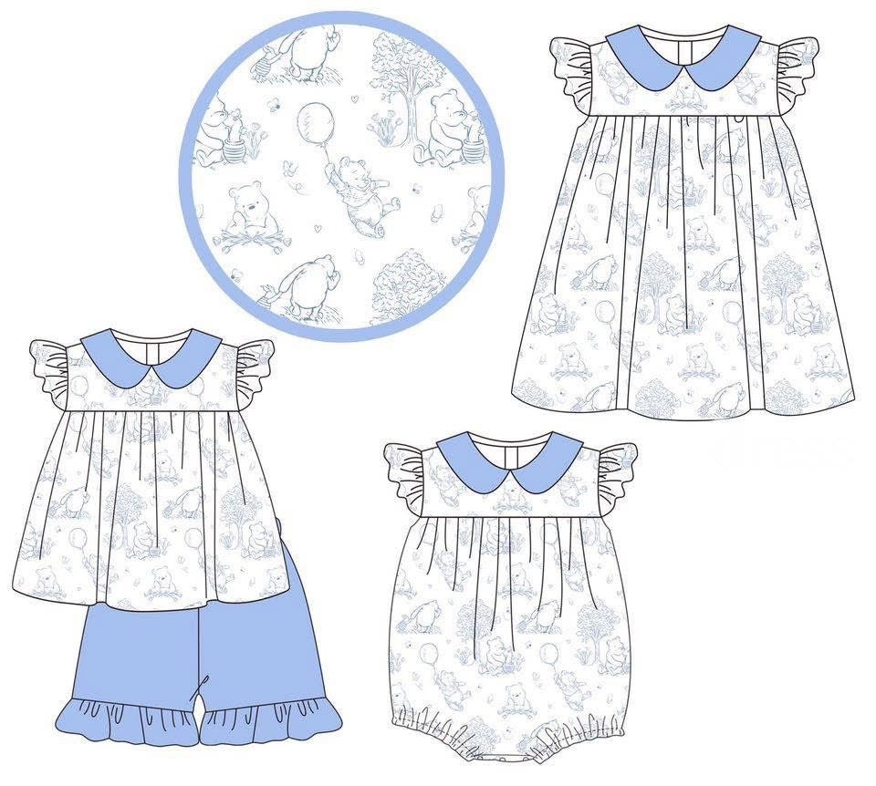 Vintage Pooh Portraits Dress