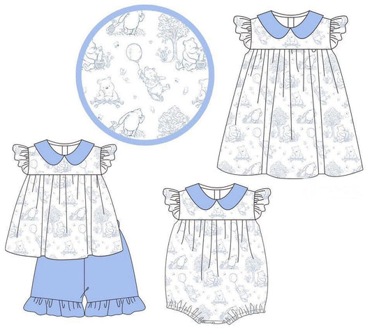 Vintage Pooh Portraits Dress