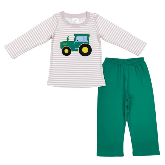 Tractor Stripe Two Piece Set