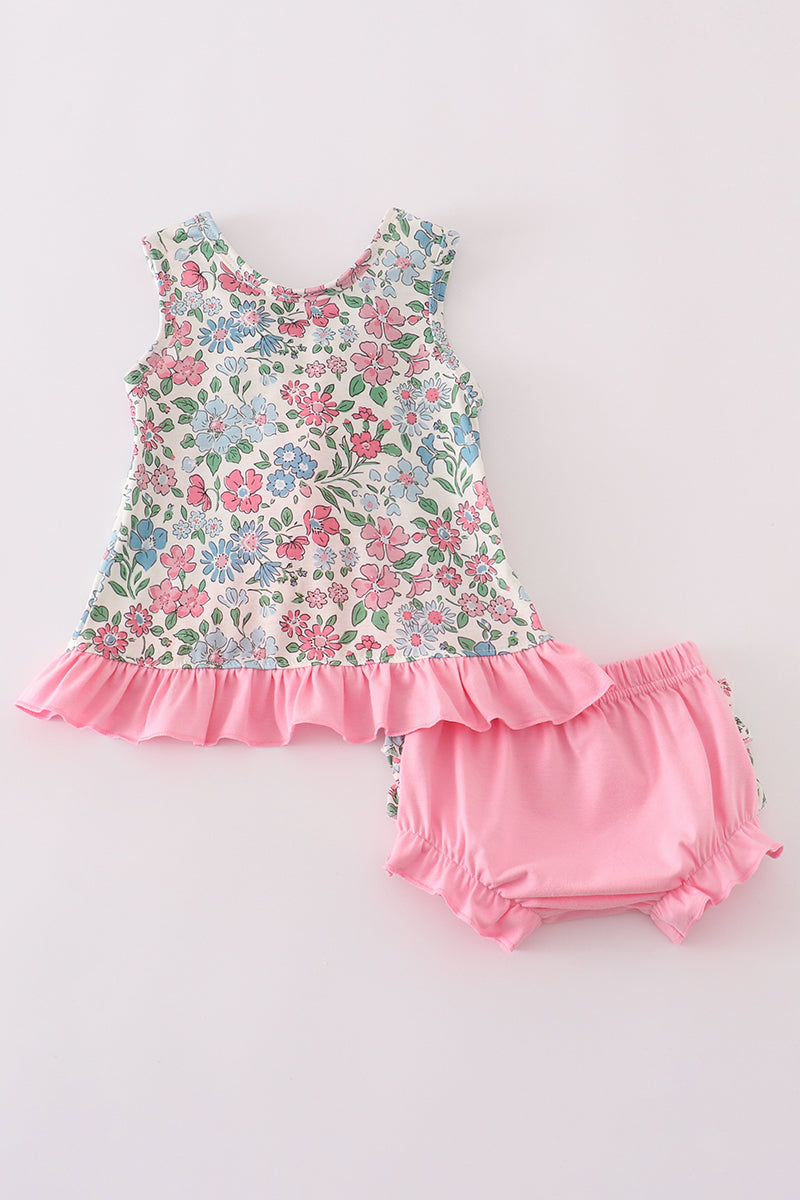 Vintage Floral Romper
