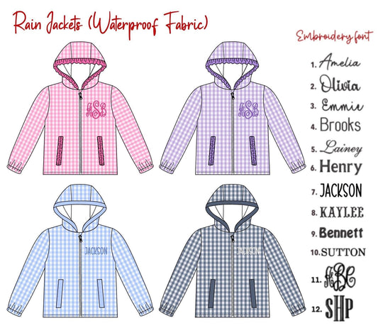 Pink Rain Jacket