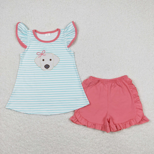 Puppy Bows Two Piece Set