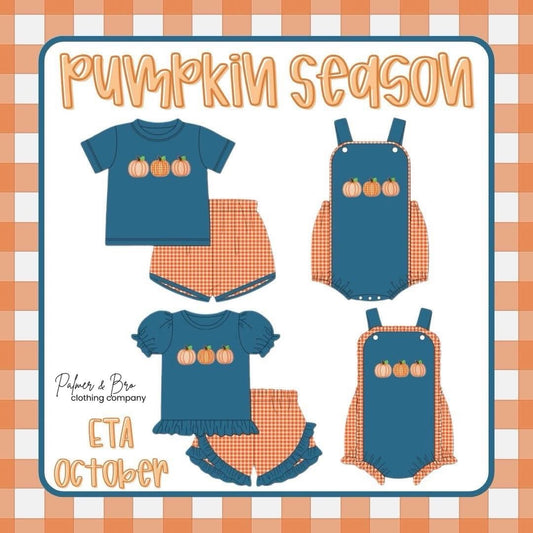 Pumpkin Season Girl Set
