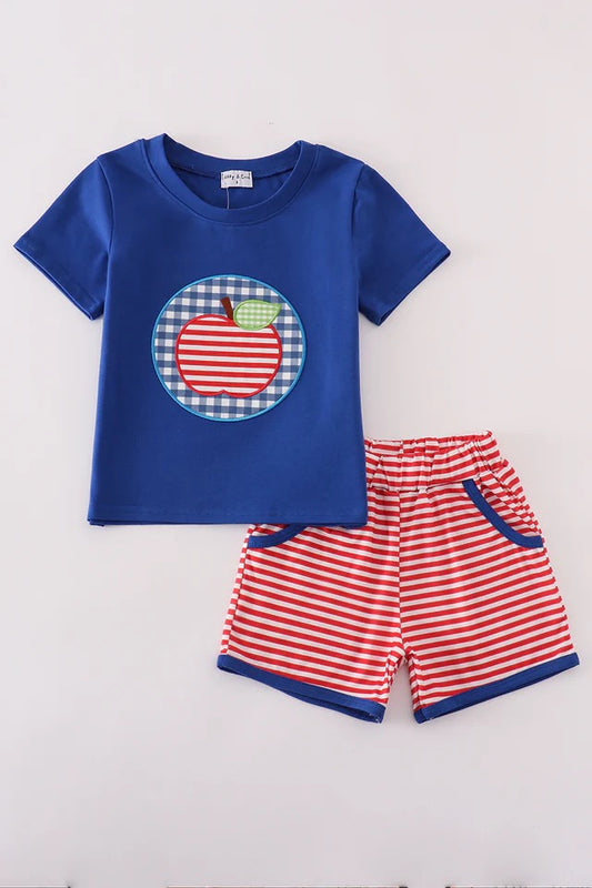 Blue Apple Short Set