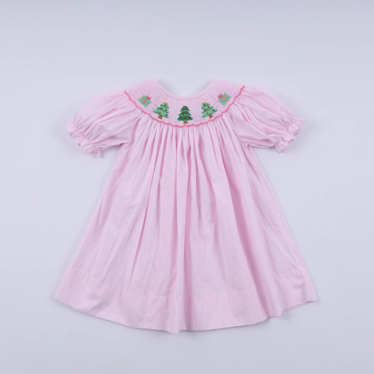 Pink Christmas Tree Dress