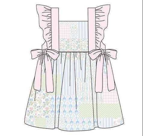 Peony Patchwork Collection Dress