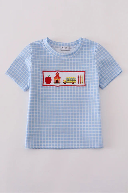 Blue Apple Bus Shirt